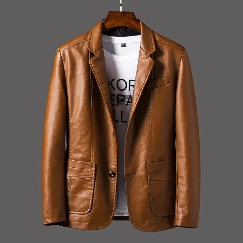 Valentinoir Prestige Leather Blazer