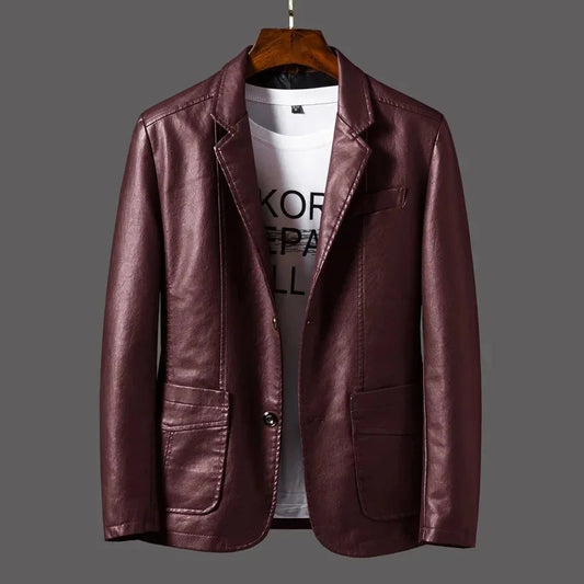 Valentinoir Prestige Leather Blazer