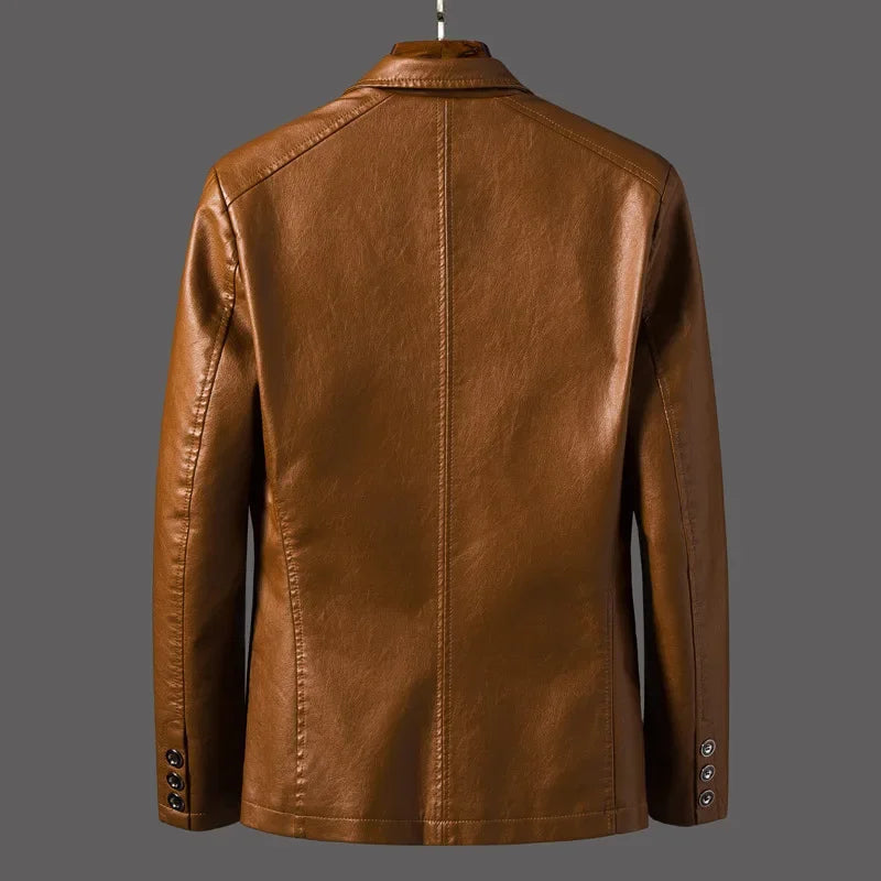 Valentinoir Prestige Leather Blazer
