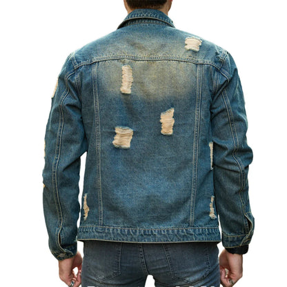 Ravencut Distressed Denim Jacket