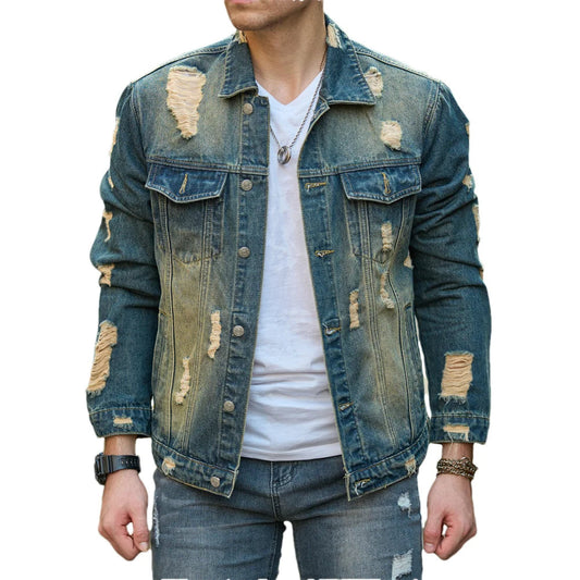 Ravencut Distressed Denim Jacket
