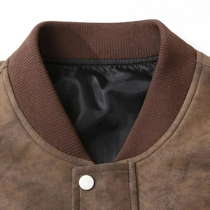 Langston Deerskin Bomber Jacket