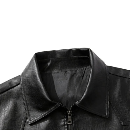 Marzio Gloss Leather Jacket