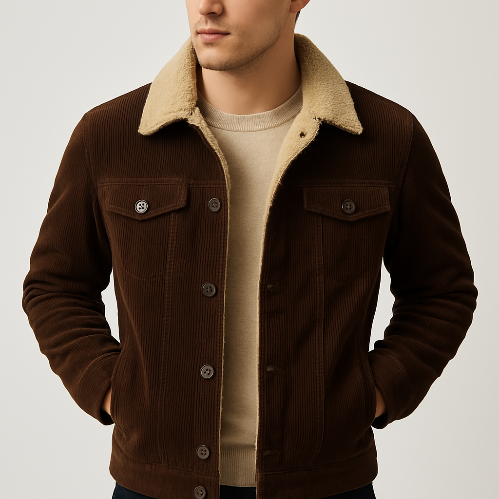 Valmont Corduroy Fleece Jacket